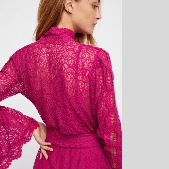 Free People Dreams of You Mini Dress S - Picture 6 of 14